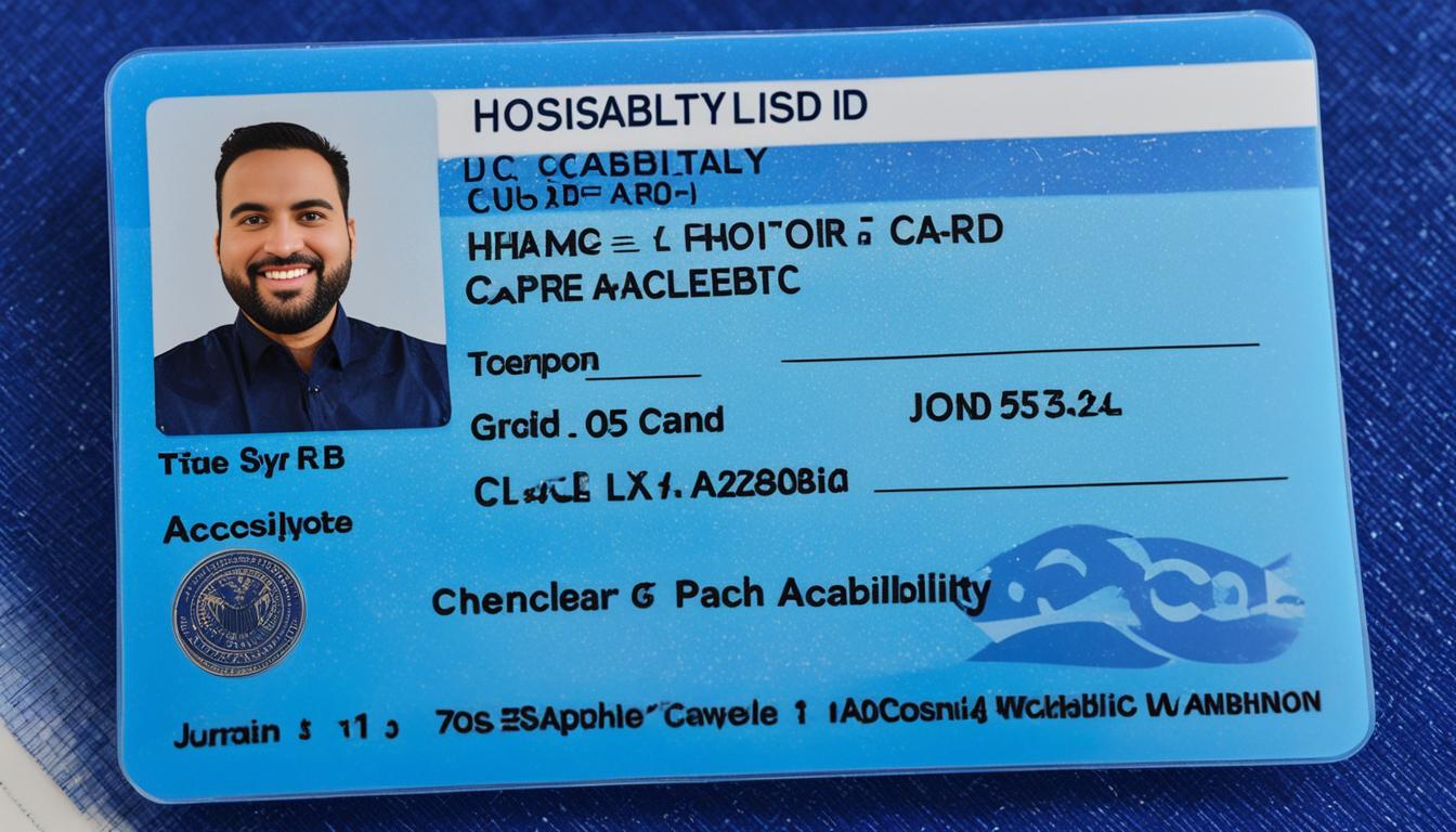 Disability ID card